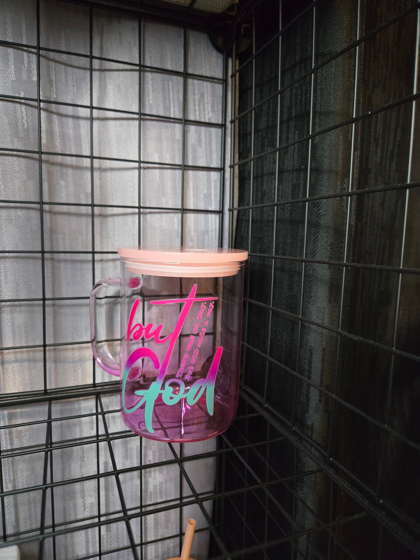 But God Glass Mug