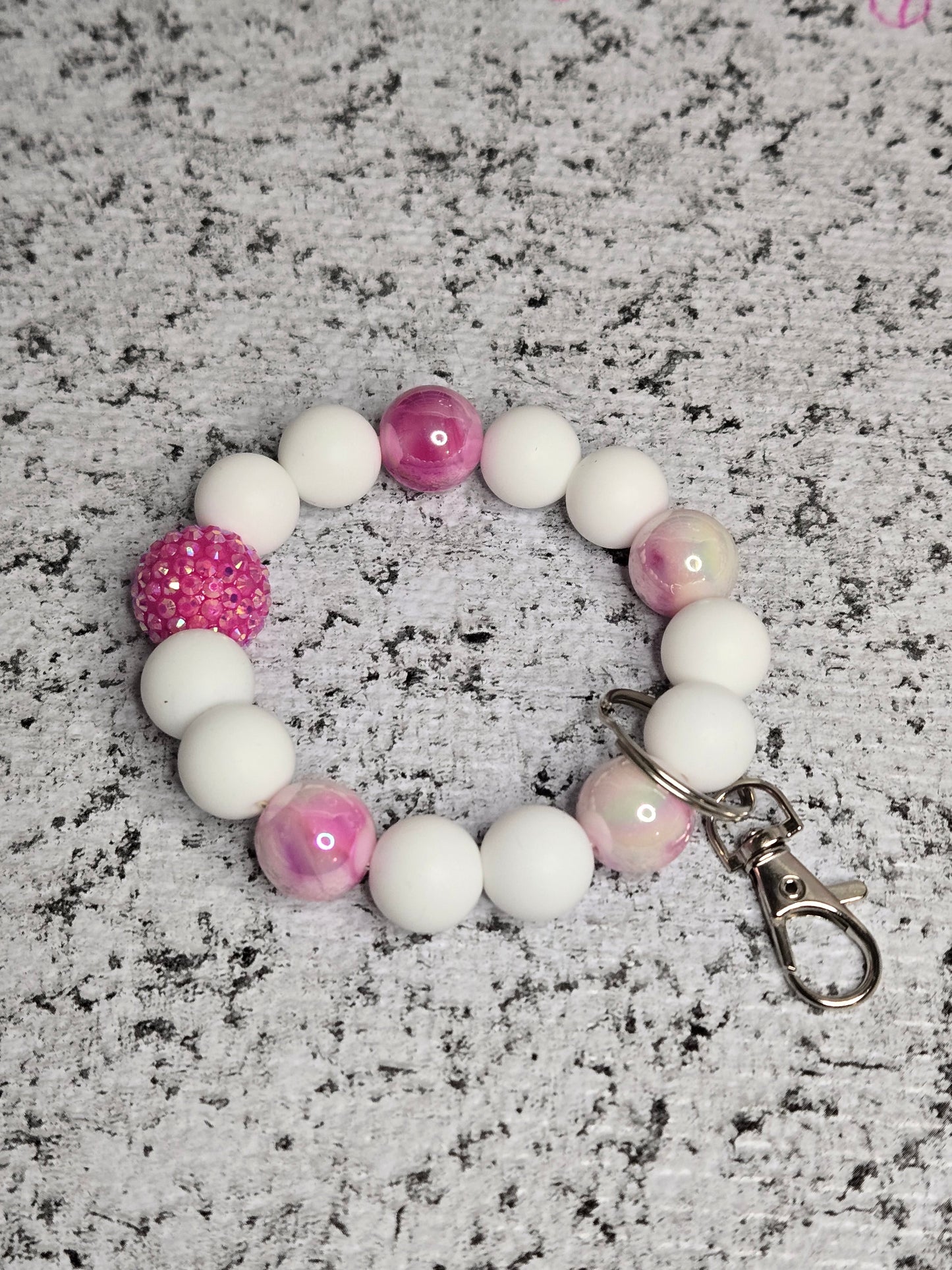 Mini cloud bead wristlet