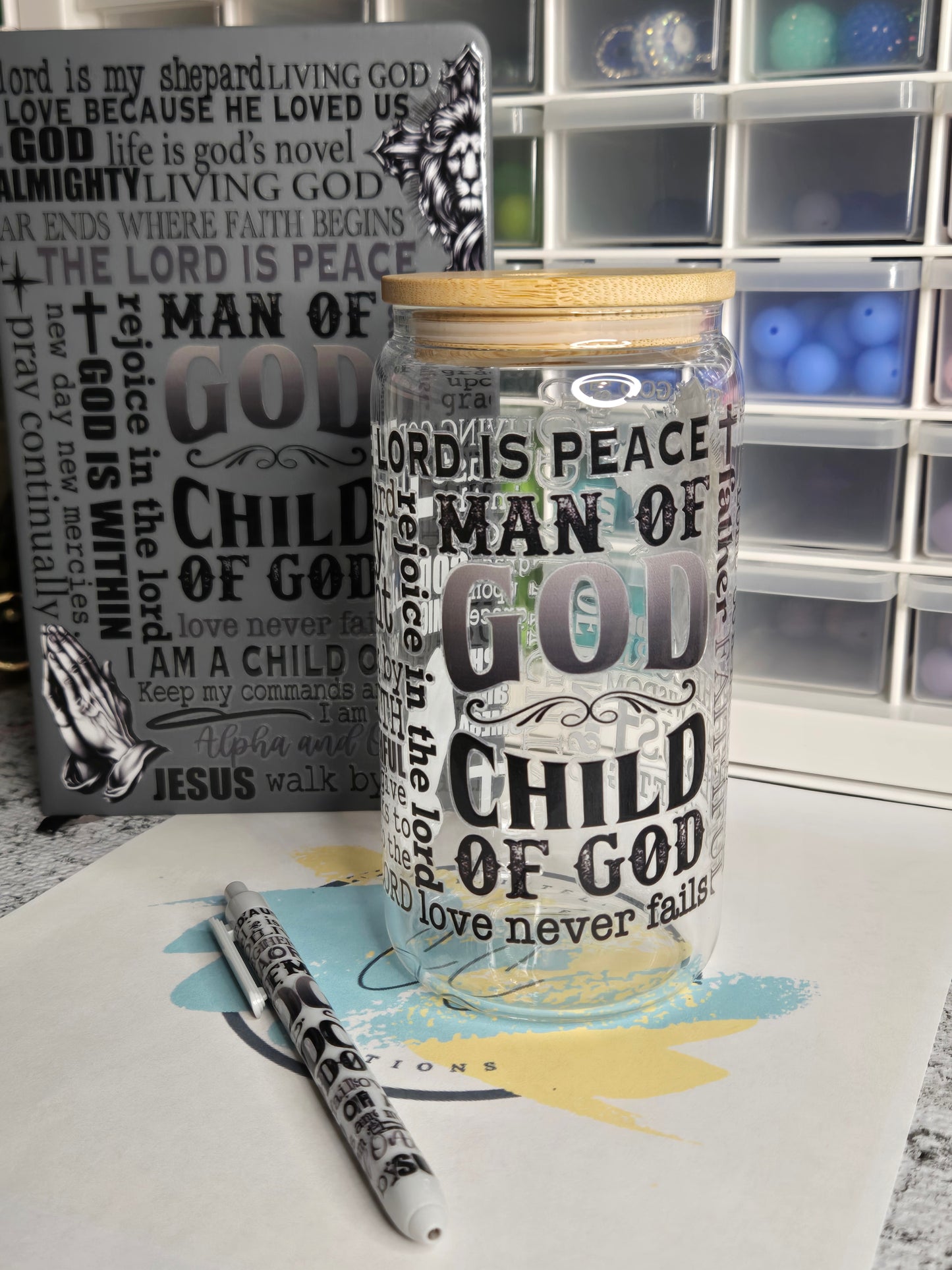 Man of God Journal/cup set