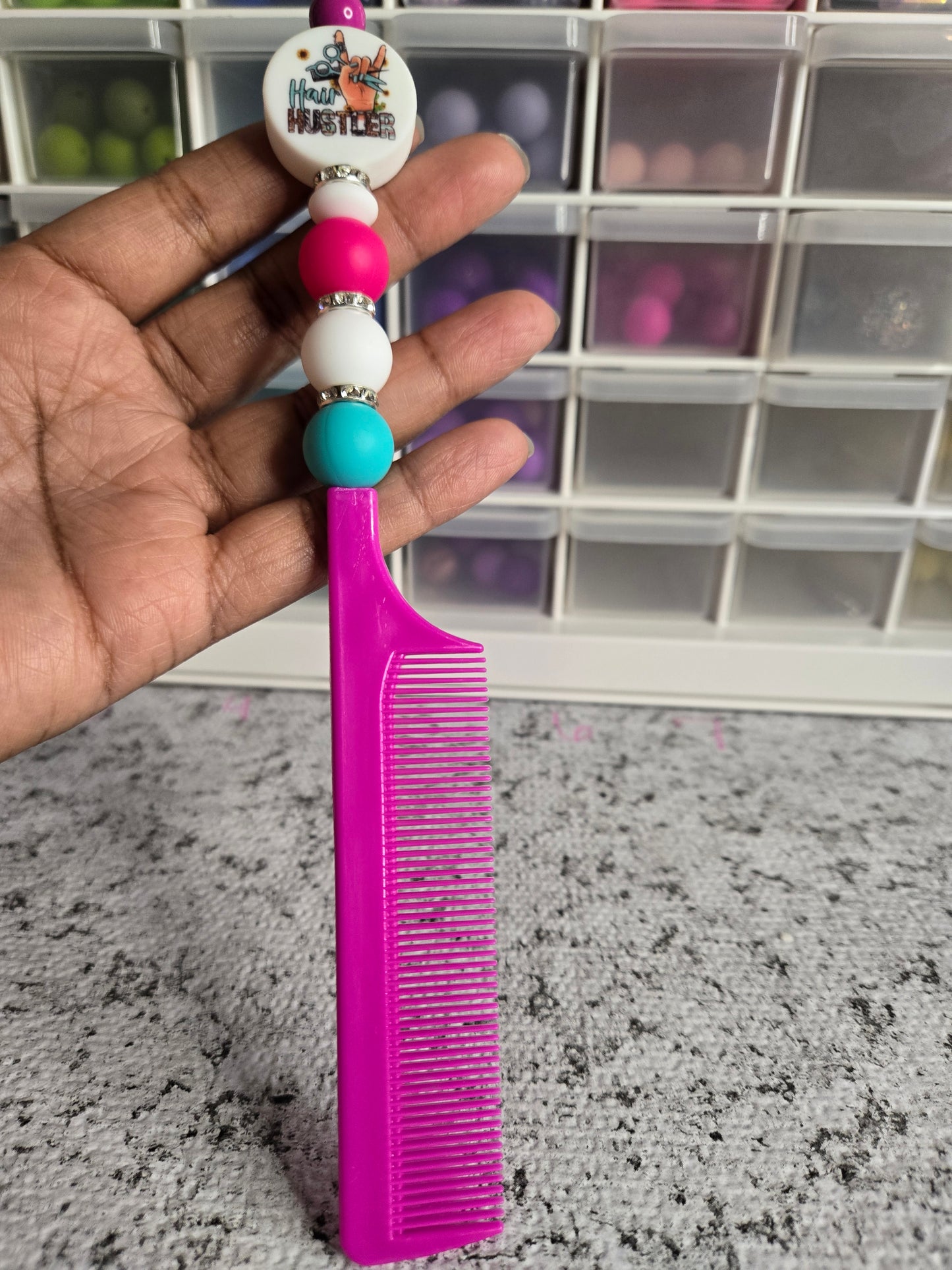 Beaded comb