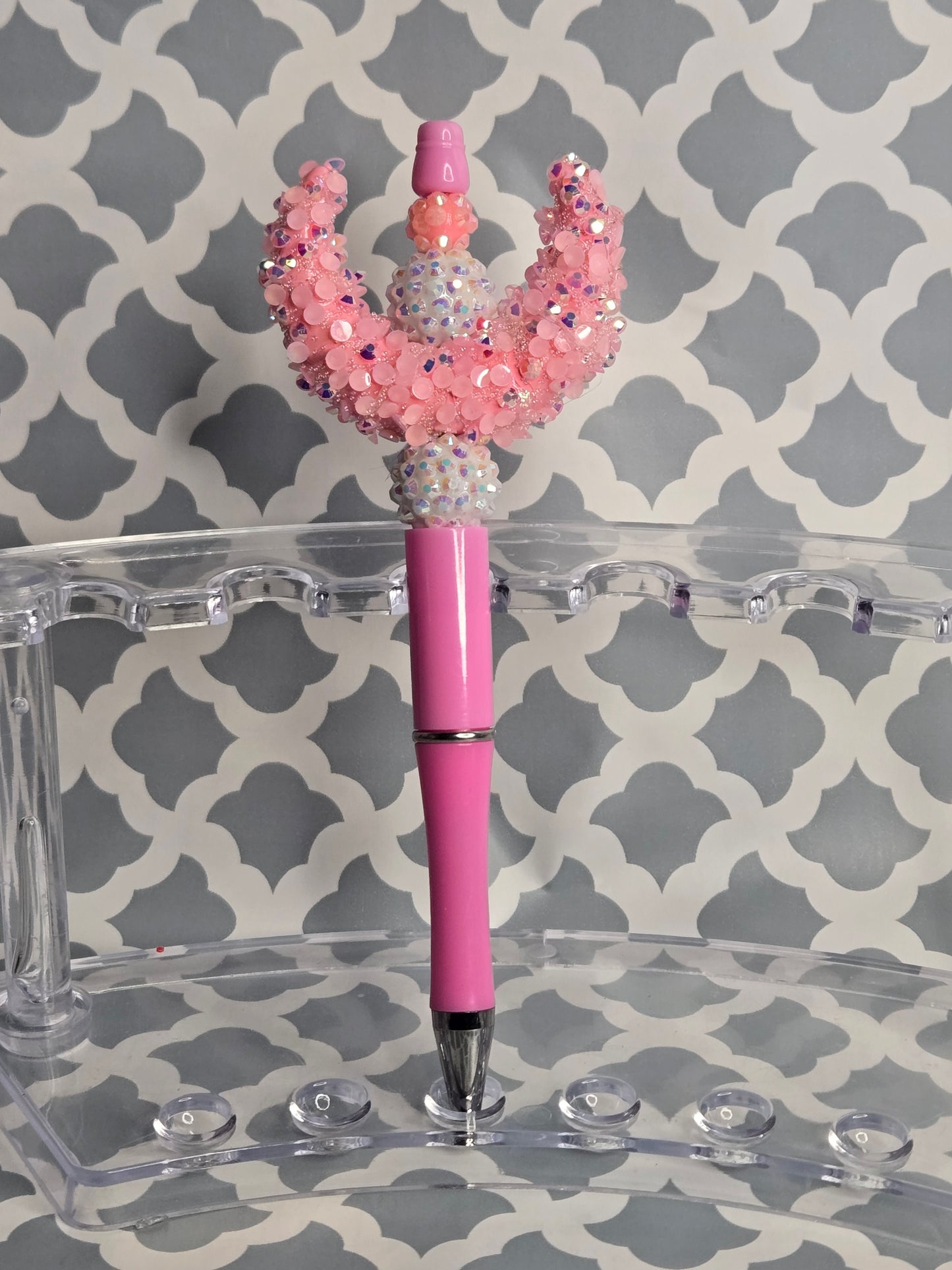 Pink Moon Fancy beaded pen