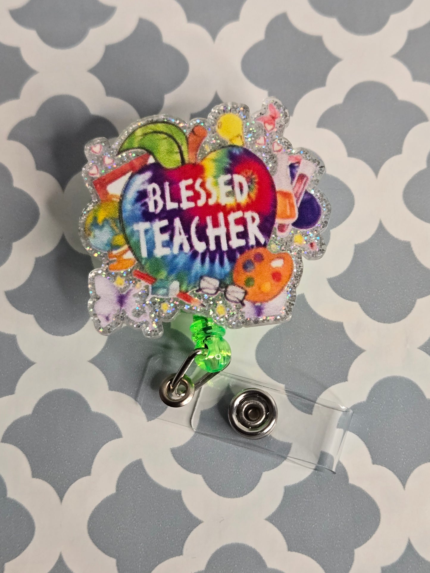 Blessed Teacher badge reel