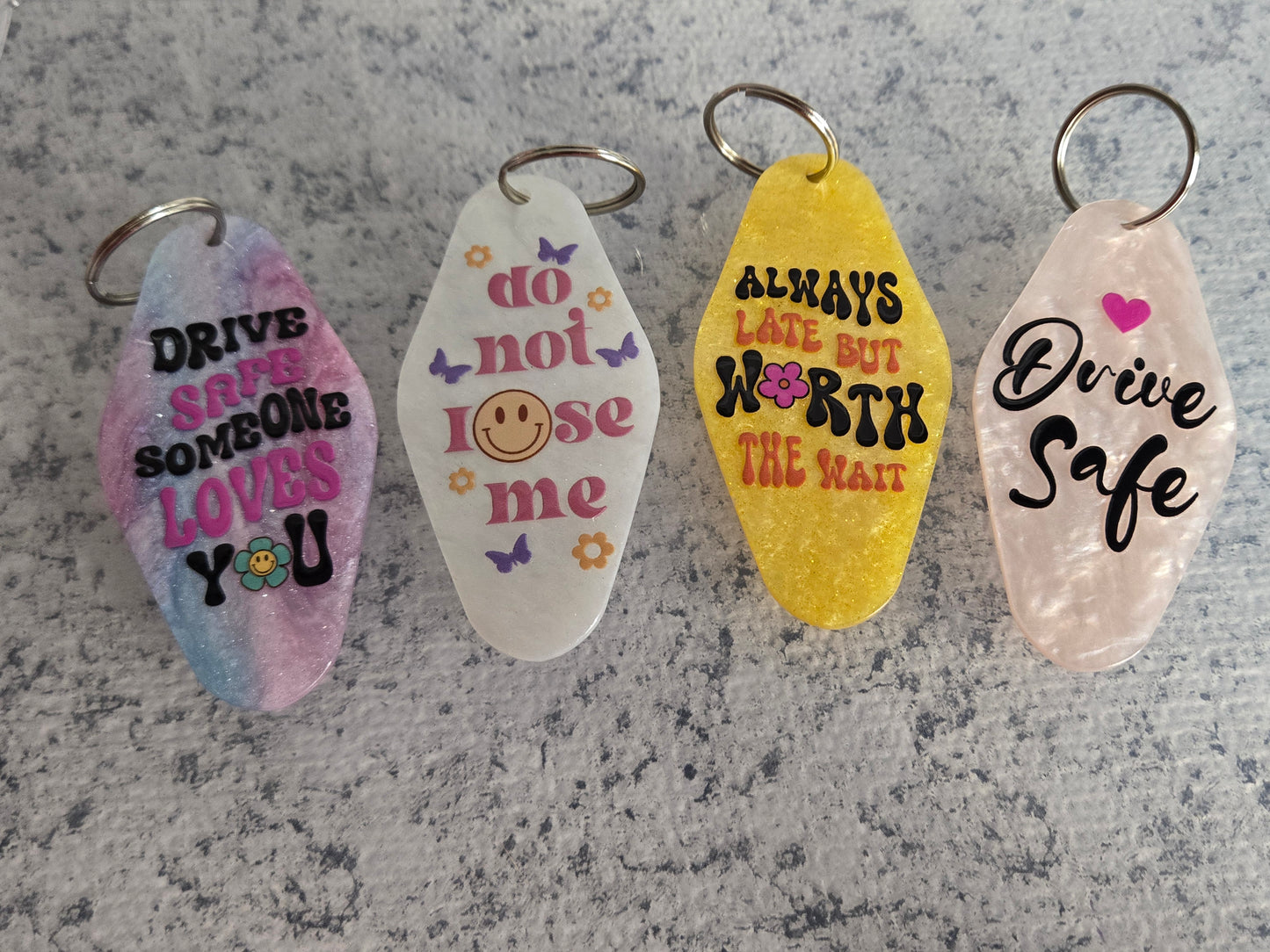 Motel Style Keychains