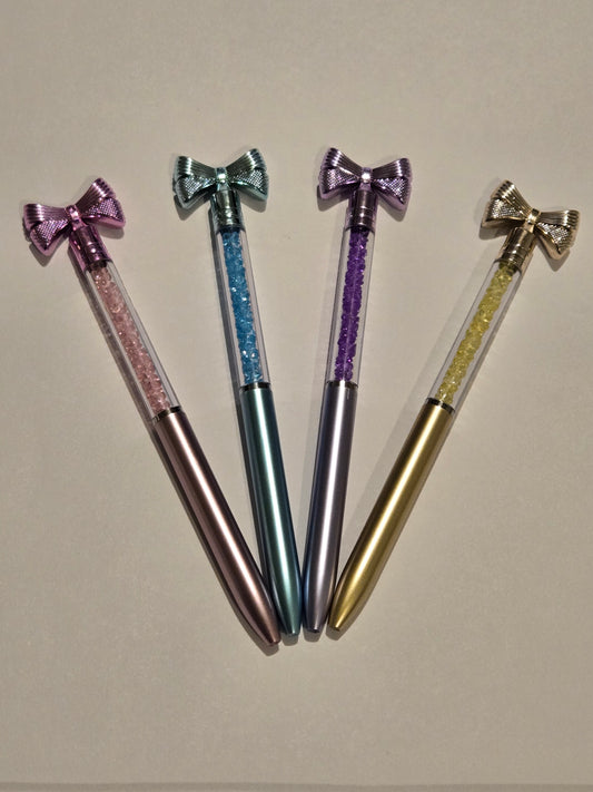 Bow shaker style pens