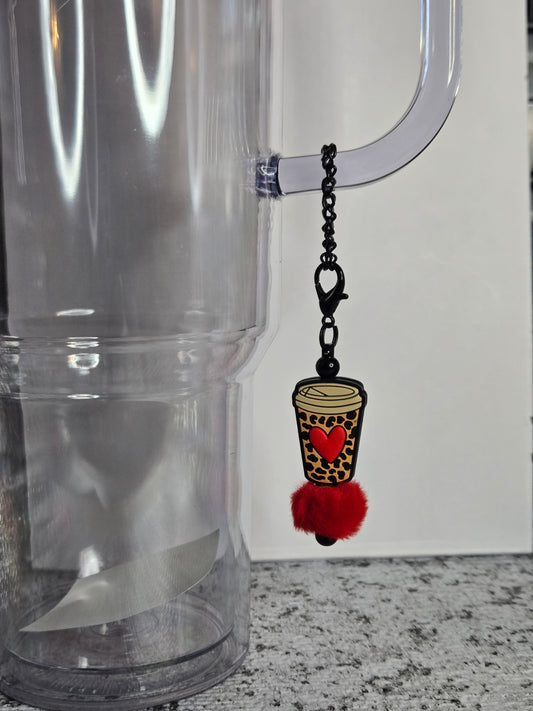 Animal Print Hanging Cup Charm